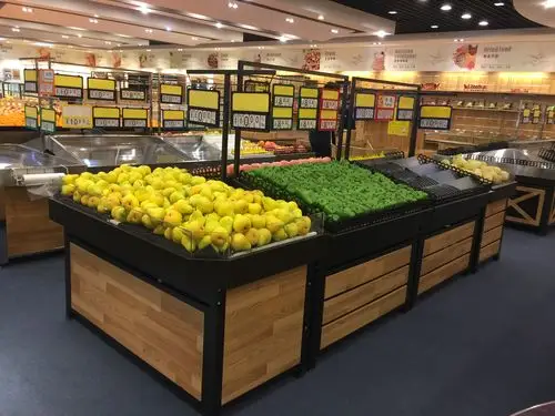 生鲜蔬果店货架