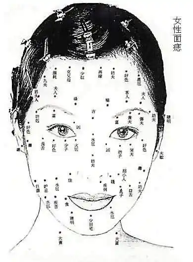 痣相小观       长在不见光位置如耳垂,耳背,眼眉下,鼻头下缘,五官