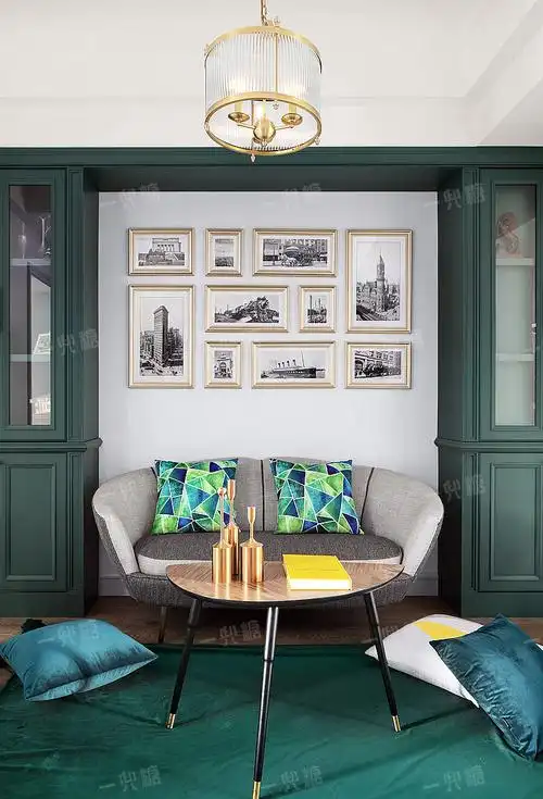 孔雀绿,简奢自然范儿优雅开撩,来一场浪漫的约会 | 一兜糖 - 家居装修