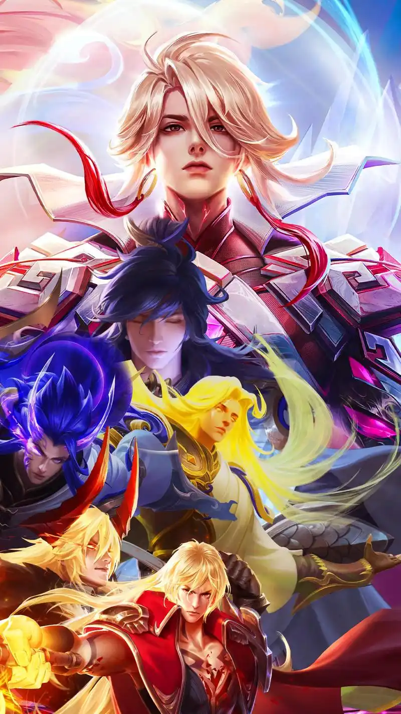 王者英雄皮肤组合壁纸合集第二期.素材来源:王者荣耀 #抖音图 - 抖音