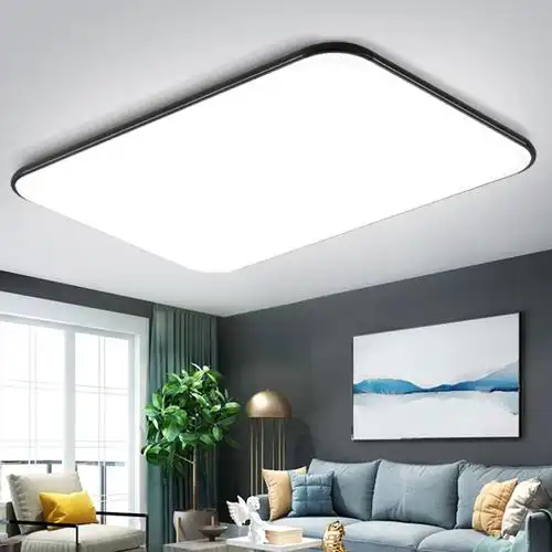 led吸顶灯简约现代2023年新款流行大气长方形家用卧室客厅灯主灯