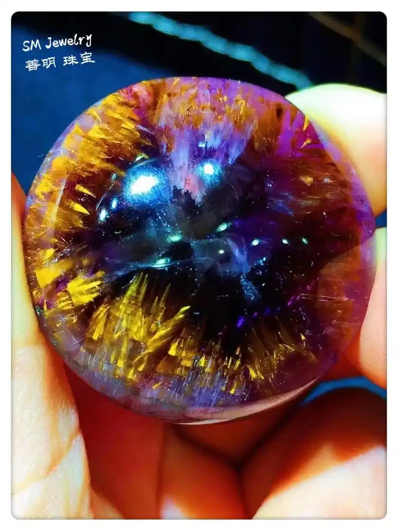 能量水晶,极光23紫钛晶.极光23因为集多种能量场于一身而被 - 抖音