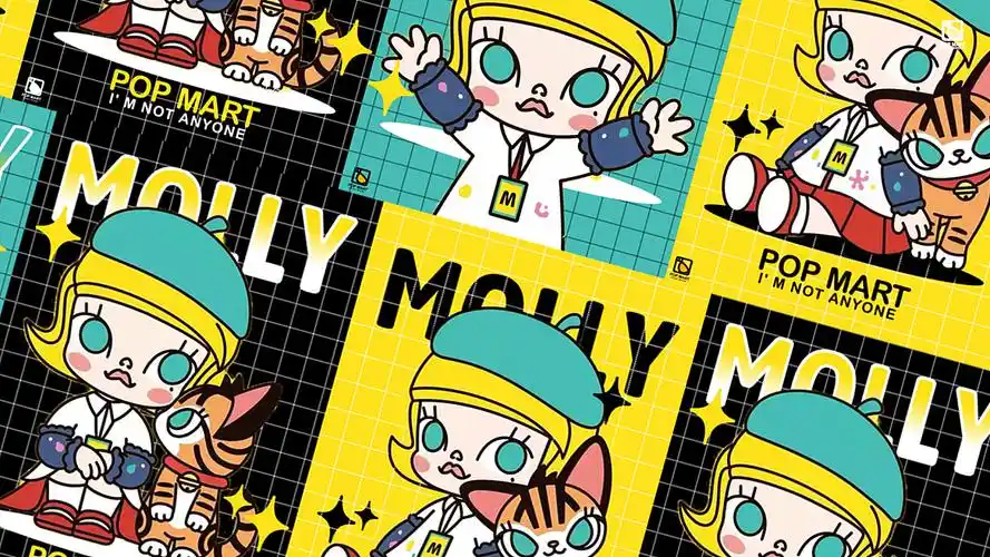 pop mart泡泡玛特品牌视觉设计