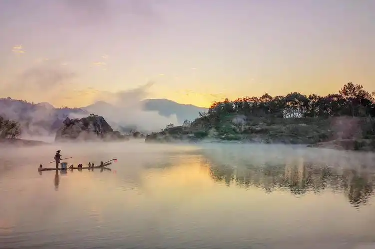 浙江永嘉采风(四)楠溪江狮子岩 之江上渔火