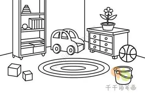 strong>房间简笔画房间简笔画 /strong>卧室