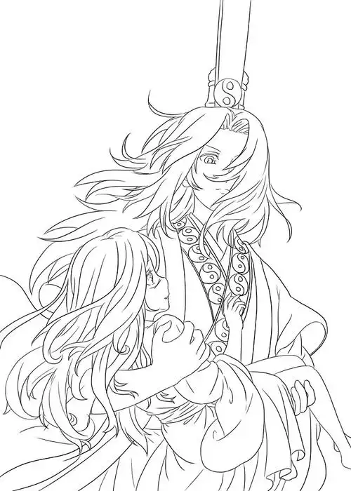 桎尘从山奈5006转采于2021-03-19 17:52:44狐妖小红娘2线稿1桎尘该