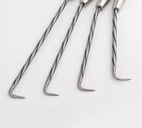 钢筋工扎钩日本进口钢筋工扎钩加长扎丝钩套桩心钢手动刚筋耐用定制桩