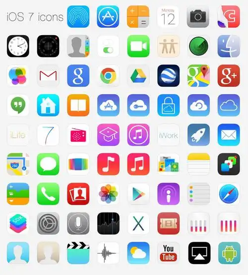 手机app图标元素