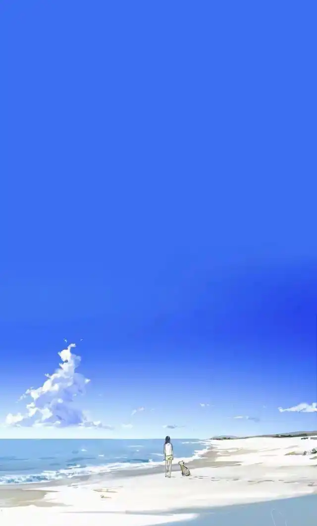 蓝色意境清新壁纸