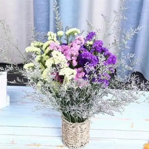 云南鲜花混搭勿忘我干花花束天然干花家居干花真花插花摆件|4色加