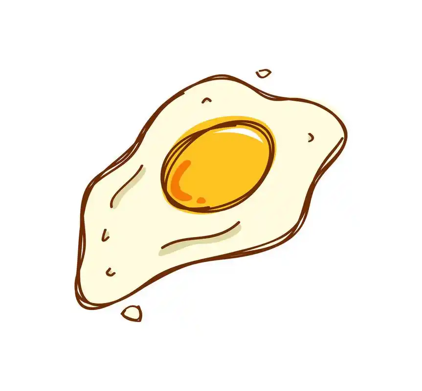 煎的鸡蛋卡通,煎的鸡蛋卡通