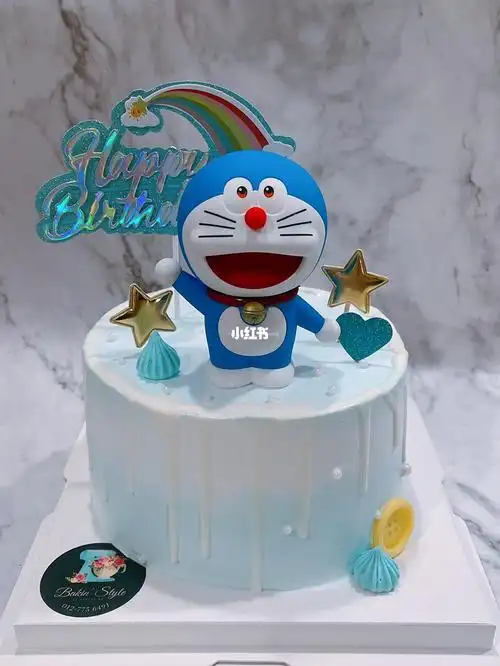 生日蛋糕嗮一嗮#男生蛋糕#小叮当蛋糕#哆啦a梦#哆啦a梦#哆啦a梦蛋糕