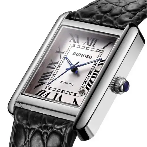 斯诺威登手表男方形表机械表全自动男士腕表全国联保