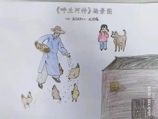 濮阳市子路小学五年级组开展共读《呼兰河传》活动