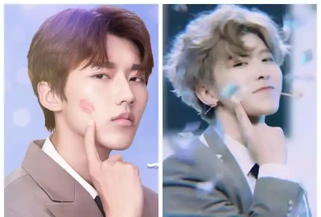 偶练第二季练习生同时撞脸蔡徐坤和灵超?还和坤坤有同款指脸手势