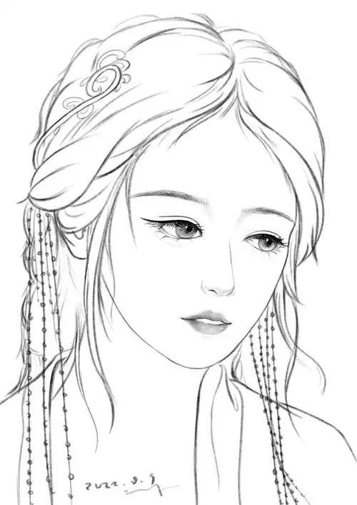 古风那一抹垂眸最是温柔