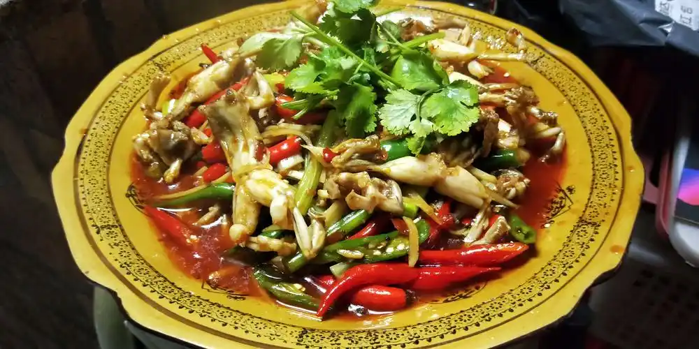 仔姜田鸡68元/份