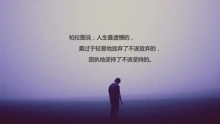 想要放弃爱情的话语图片