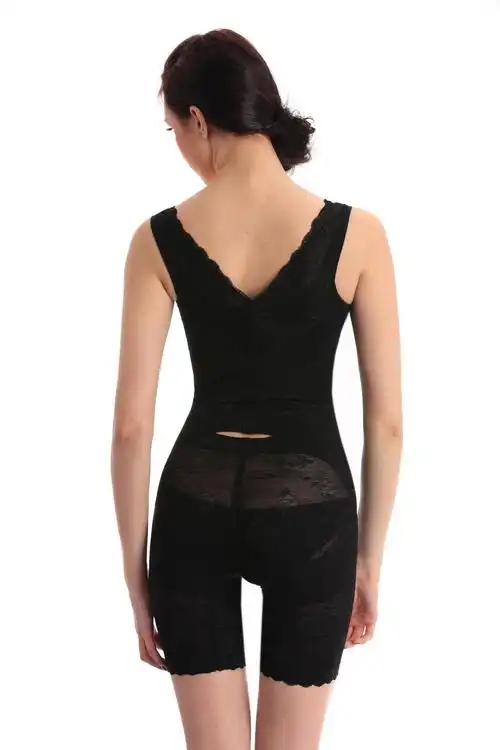 淘宝热卖爆款厂家直销批发竹炭面料舒适连体塑身衣瘦身衣束身衣