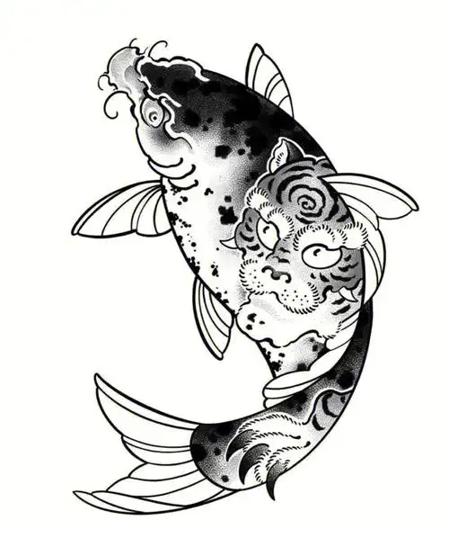 长沙纹身  #日式老传统纹身手稿分享  #纹身手稿