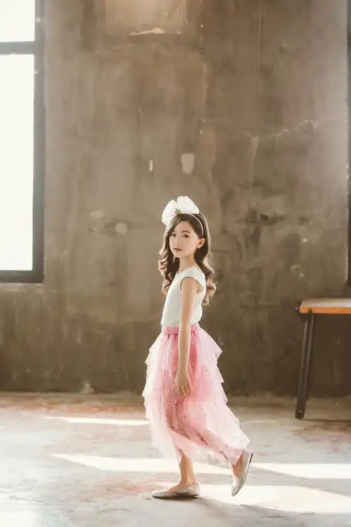 童装拍摄 淘宝模特拍摄 女童儿童服装拍摄