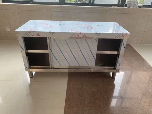 拉门工作台打荷台不锈钢立架操作台酒店饭店食堂厨房设备工作台