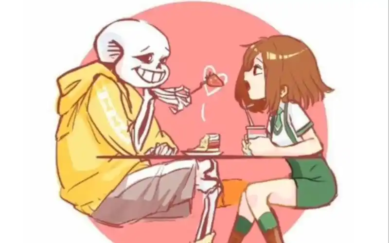 {[undertale]} {sans x chara} [chans]_哔哩哔哩_bilibili