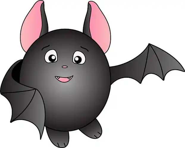 一只长着大耳朵的可爱的胖蝙蝠很有趣图片