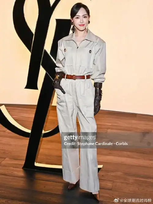 2024巴黎时装周#中日韩女明星生图9215saint laurent 24秋冬大秀