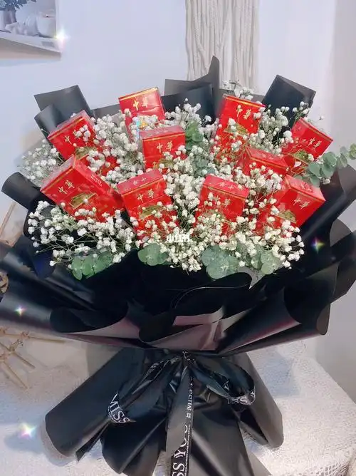 香烟花束男士花束