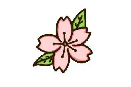 樱花的简笔画 樱花的简笔画法