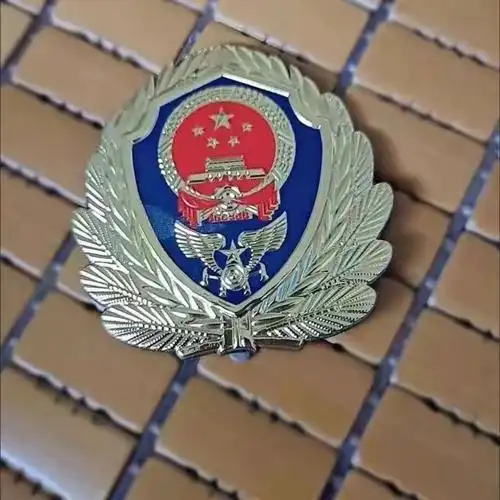 仓梵定制金属消防帽徽螺丝扣款橡胶消防帽徽贴胶款大型徽小型徽 标准