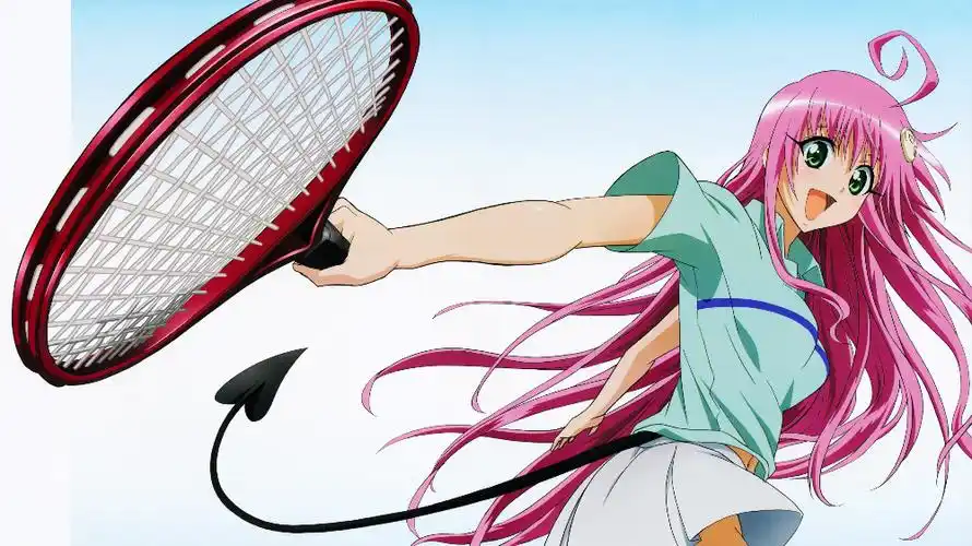 动漫图片:不仅仅只是网球王子打网球帅气哟,女生打网球也很酷