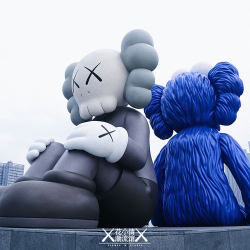 kwas长沙限定坐姿芝麻mandkaws联名公仔潮流摆件手办玩具礼物收藏