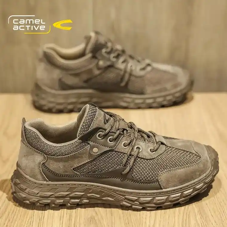 这双骆驼男鞋真的太舒适了,穿着它跑步,工作都不累,还防滑耐磨 - 抖音