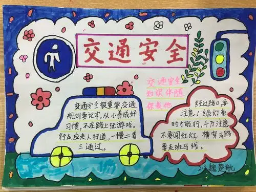 交通安全绘画作品展