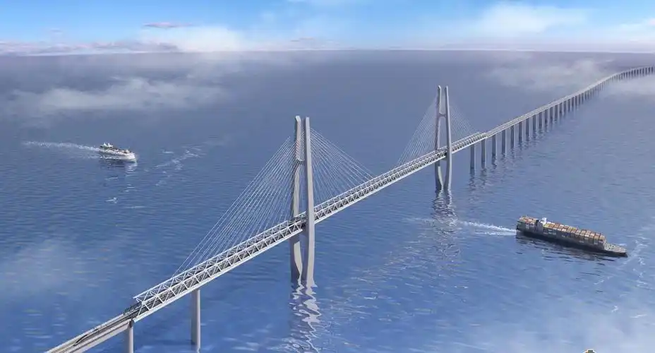 通苏嘉甬高铁杭州湾跨海铁路大桥开工 | 极目新闻