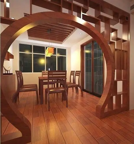 拱形门简中式客厅效果图