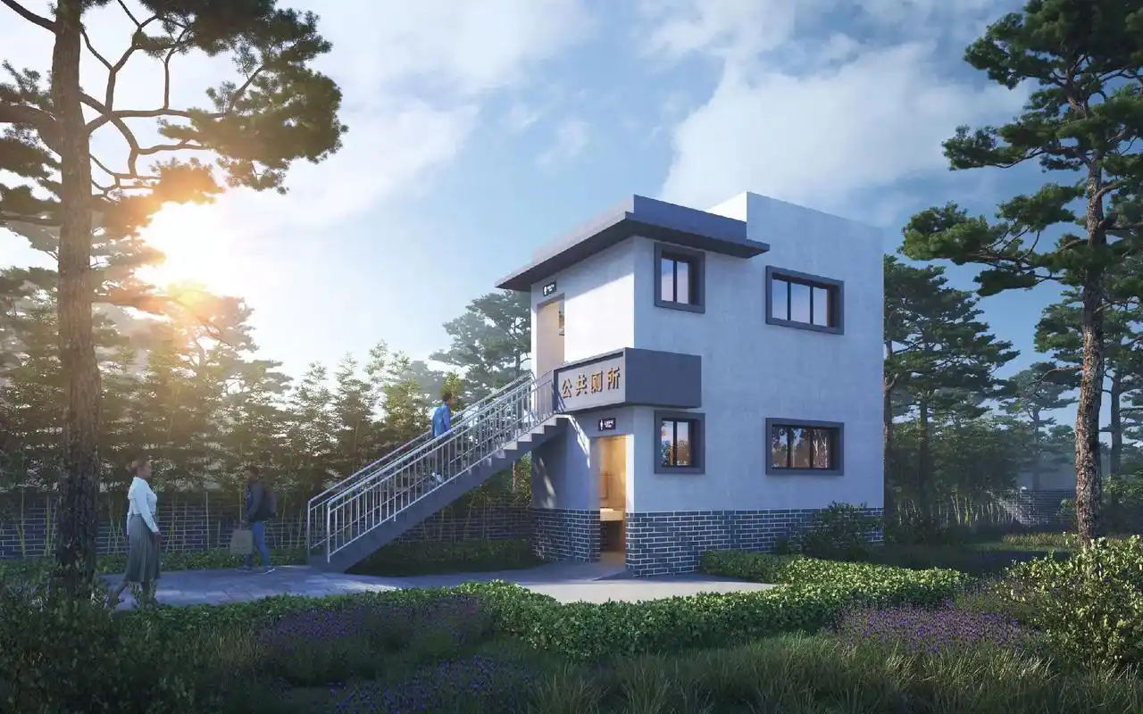 乡村公厕效果图 - 抖音