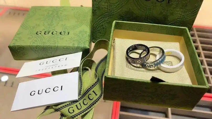 gucci陶瓷戒指珐琅戒指闺蜜礼物