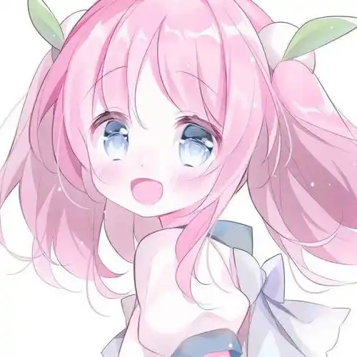 粉色系可爱动漫女头_侵权_网络_图片