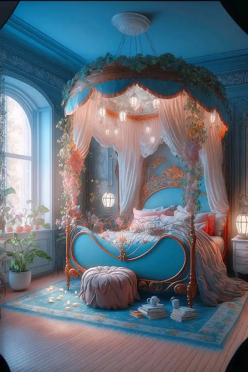 这样的梦幻公主房,谁能拒绝呢.#图文伙伴计划 #装修 #设计 - 抖音