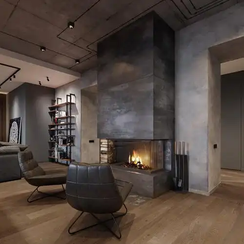 工业风住宅,用光营造不同的空间氛围 | leonid sizikov