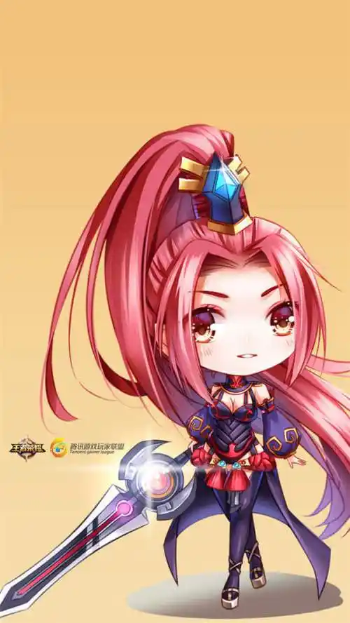 王者荣耀q版壁纸花木兰