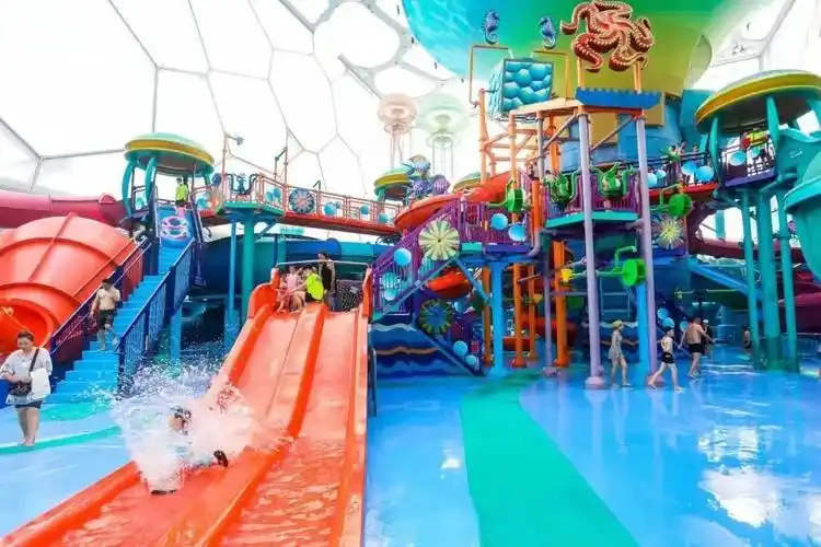 图源:水立方嬉水乐园深海龙卷风,魔幻漩涡,翻江倒海,急速暗涌,魔方