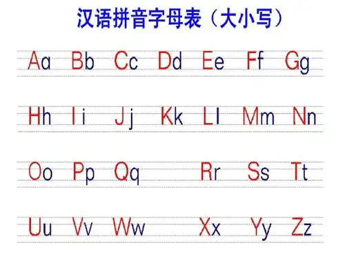 大写字母书写ppt
