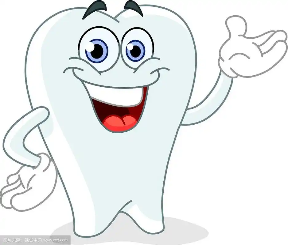 卡通牙齿