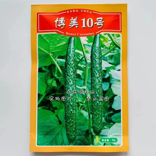 德瑞特博美10号黄瓜种子籽绿油亮黄瓜种籽淡绿瓤肉厚抗病春秋高产