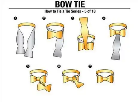 领带领结的18种打法