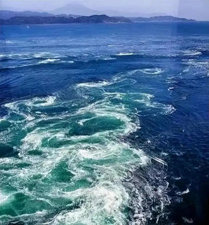 被污染的海水蒸发了 ,随着风刮过来,洁白的云朵再也不是曾经的那些